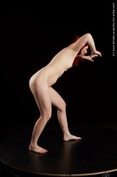 Nude Woman White Standing poses - ALL Average medium red Standing poses - simple Standard Photoshoot Pinup